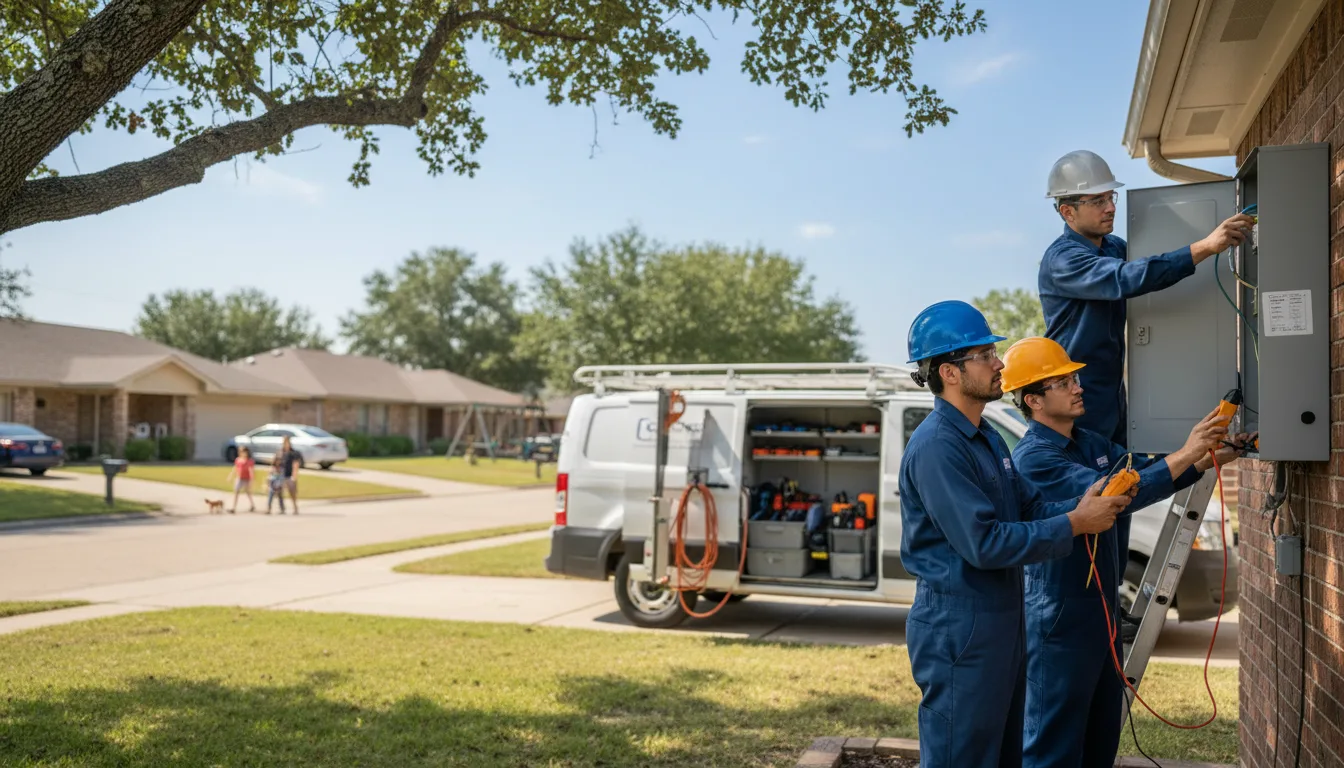 Certified electrician providing emergency electrical services in Fairchance, PA